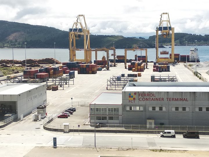 El Puerto de Ferrol incrementa un 30% el tráfico de contenedores tras la puesta en marcha de las dos líneas de la naviera Containerships
